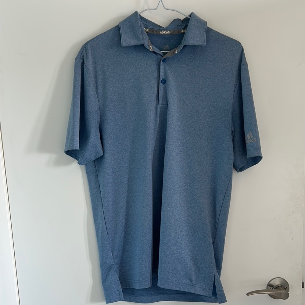 Adidas Men's Blue Golf Polo Shirt